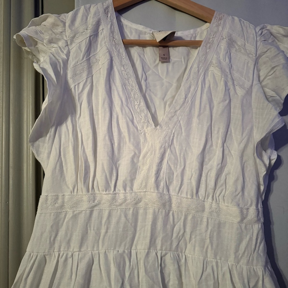 Knox rose white midi dress